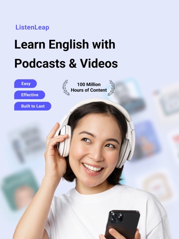 ListenLeap – Learn English iPad screenshot