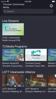 thurston community media iphone screenshot 1