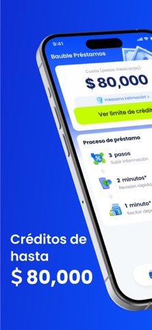 Bauble: Crédito y Préstamos iPhone screenshot 1