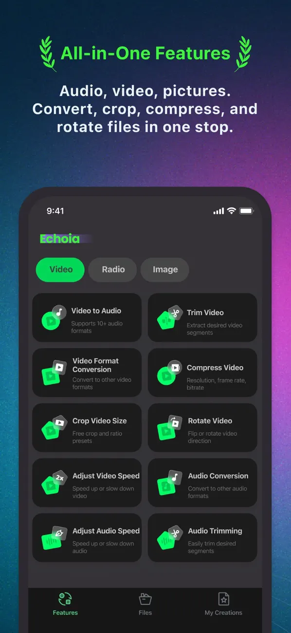 Screenshot #2 pour Convertisseur média audio