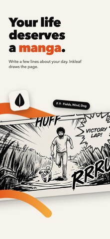 Inkleaf: AI Manga Anime Diary screenshot 1