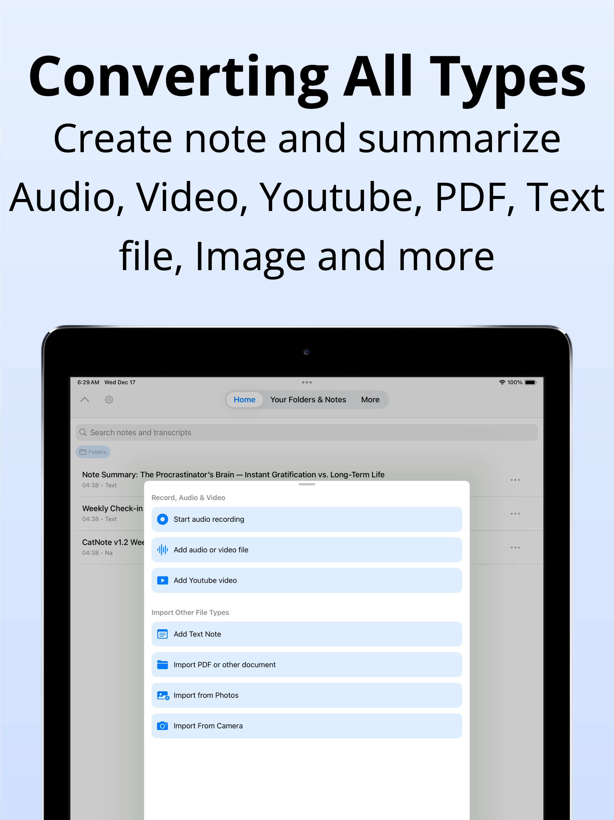 Note AI GPT: Note Taker Scribe