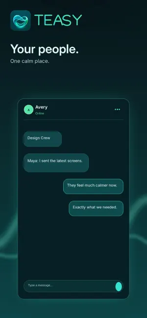 TEASY Messenger screenshot 1