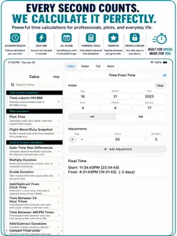Time & Date Calculator ++ screenshot 10