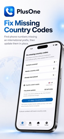 PlusOne - Country Code Fix Screenshot 2 of 10