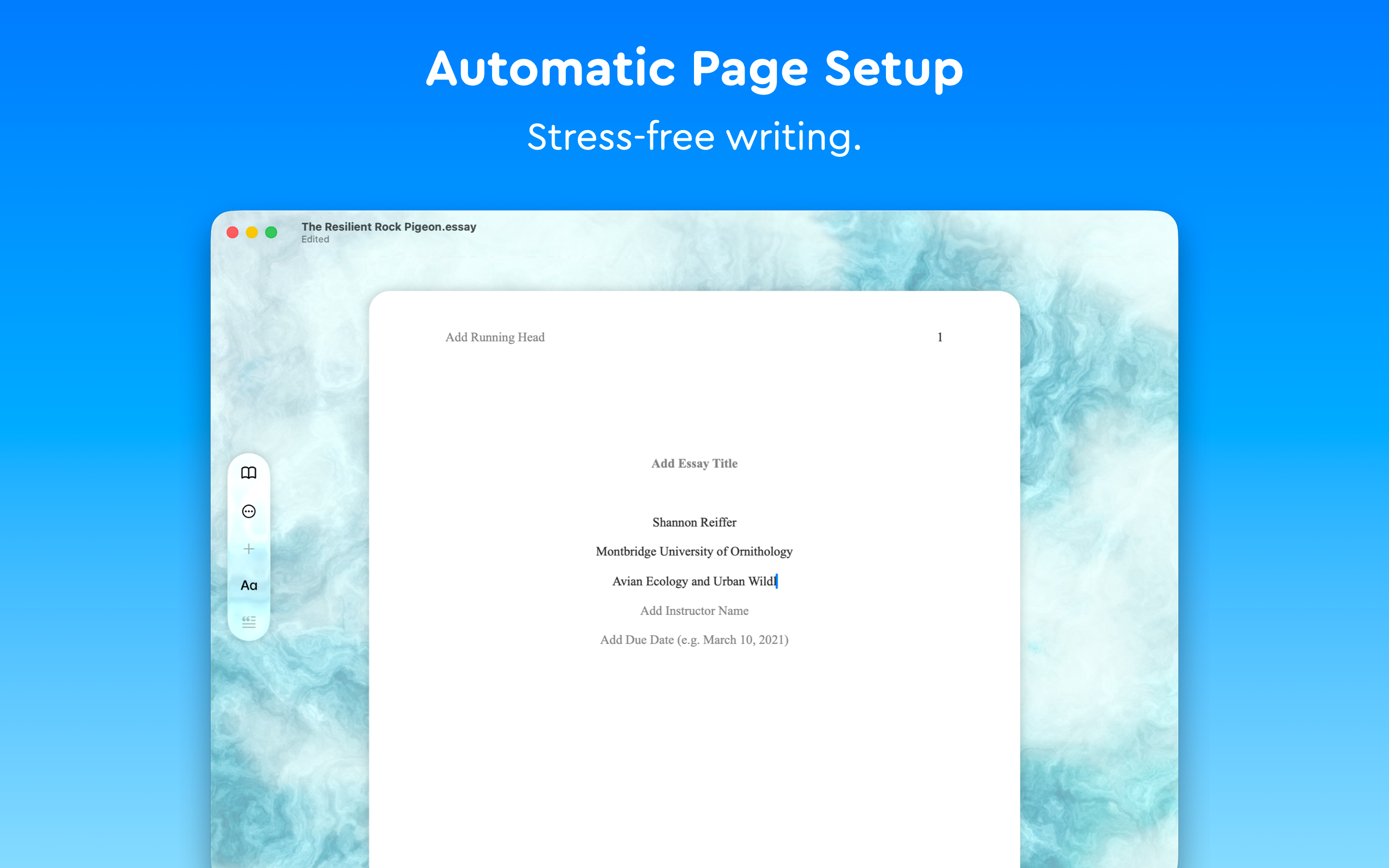 Essayist: Academic Writing App