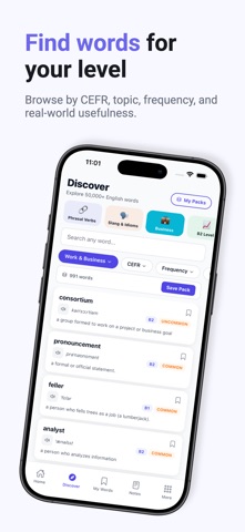 HighVocab: Vocabulary builder screenshot