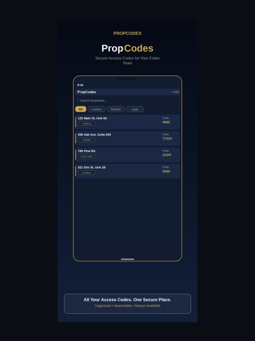 PropCodes