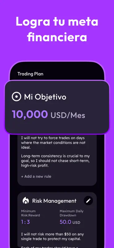 Diario de trading: Plancana IA screenshot 5 of 5