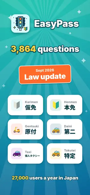 EasyPass Japan License Test screenshot 1