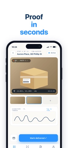 DropProof - Proof of Delivery iPhone screenshot