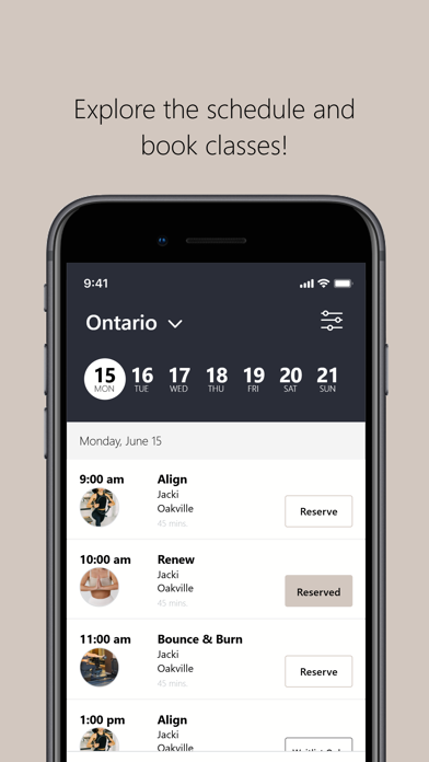 Pinnacle Pilates + Wellness iPhone screenshot 3 - Health & Fitness app