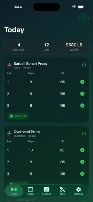 FitForge: Workout Builder screenshot 2