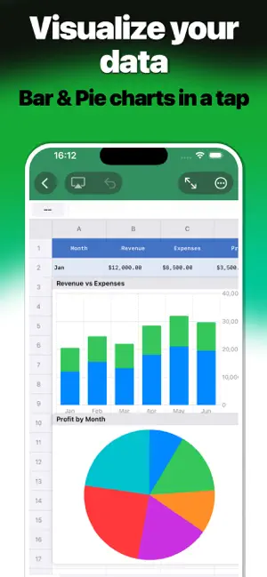 Spreadsheet: Edit XLSX Sheets screenshot 3
