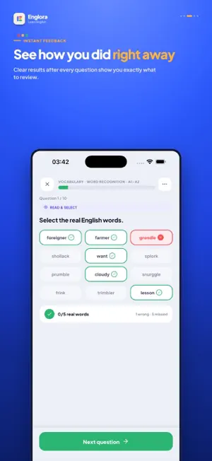 Englora: English Test Prep screenshot 3