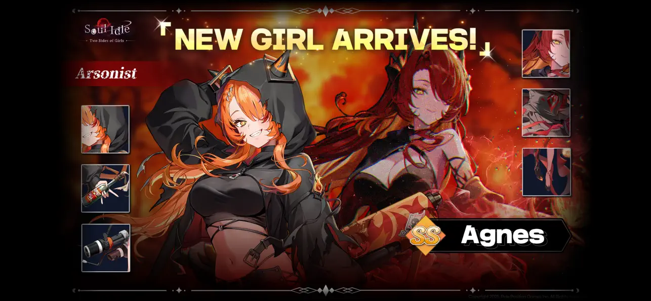 Soul Idle : Two Sides of Girls Hack screenshot 1 - game app interface