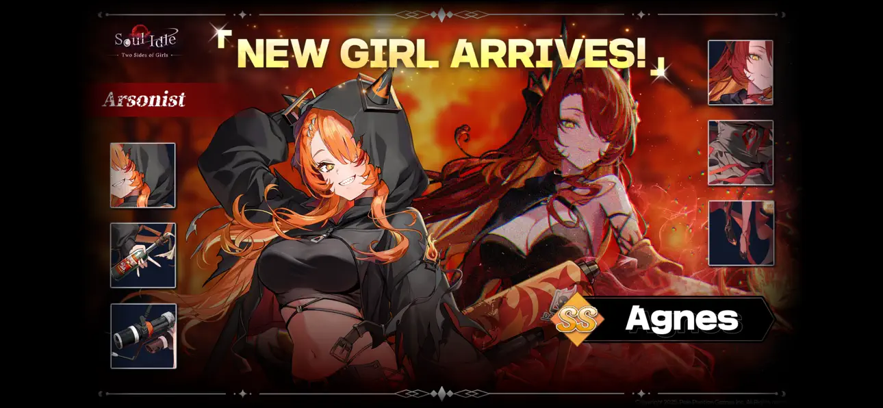 Soul Idle : Two Sides of Girls iOS Mod IPA screenshot 1 - iOS game interface
