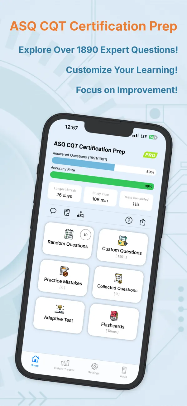 Screenshot #1 pour ASQ CQT Certification Prep