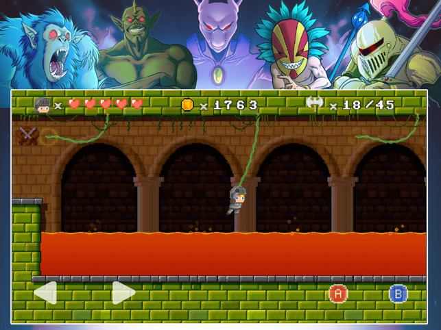 ‎Kingdom of Arcadia: Captura de tela do jogo de plataformas