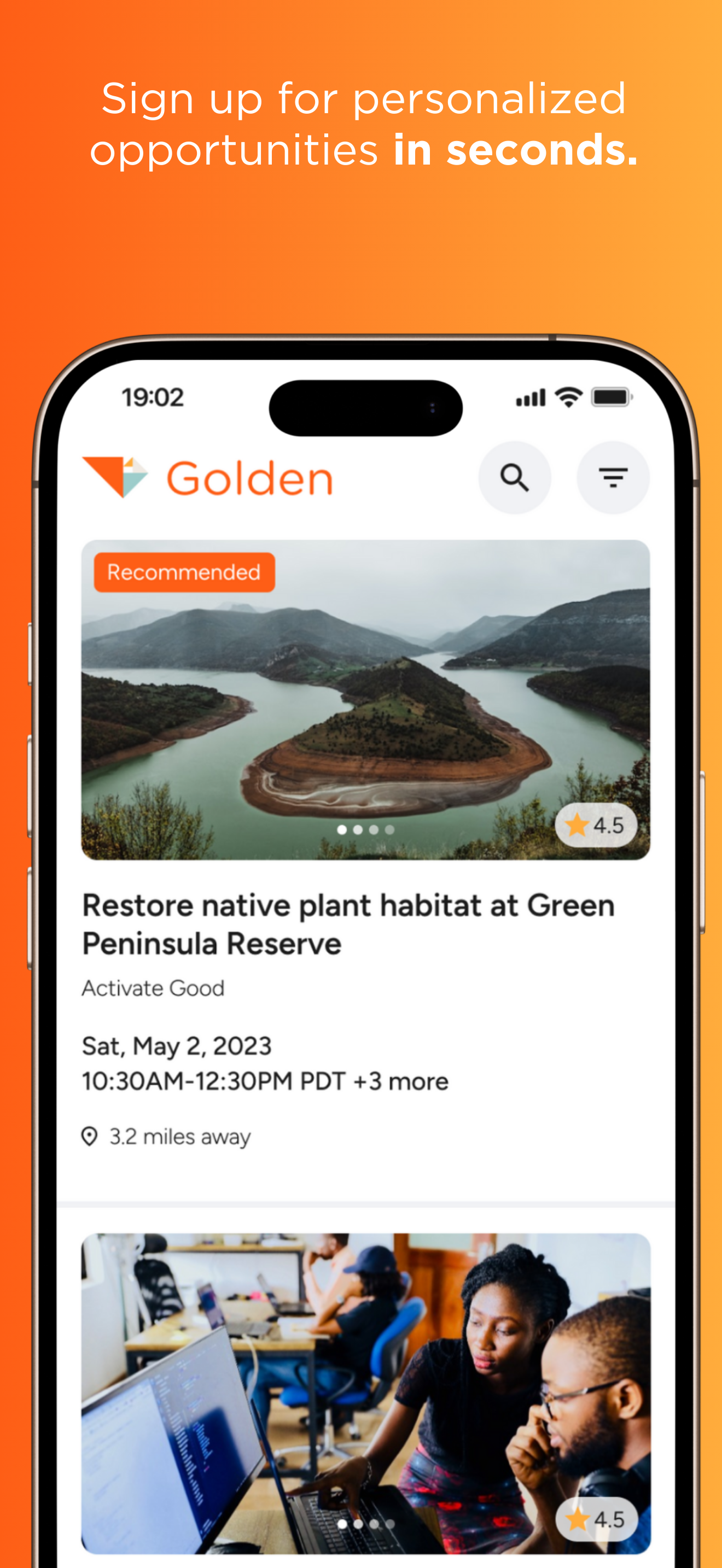 Golden: Volunteer Portal