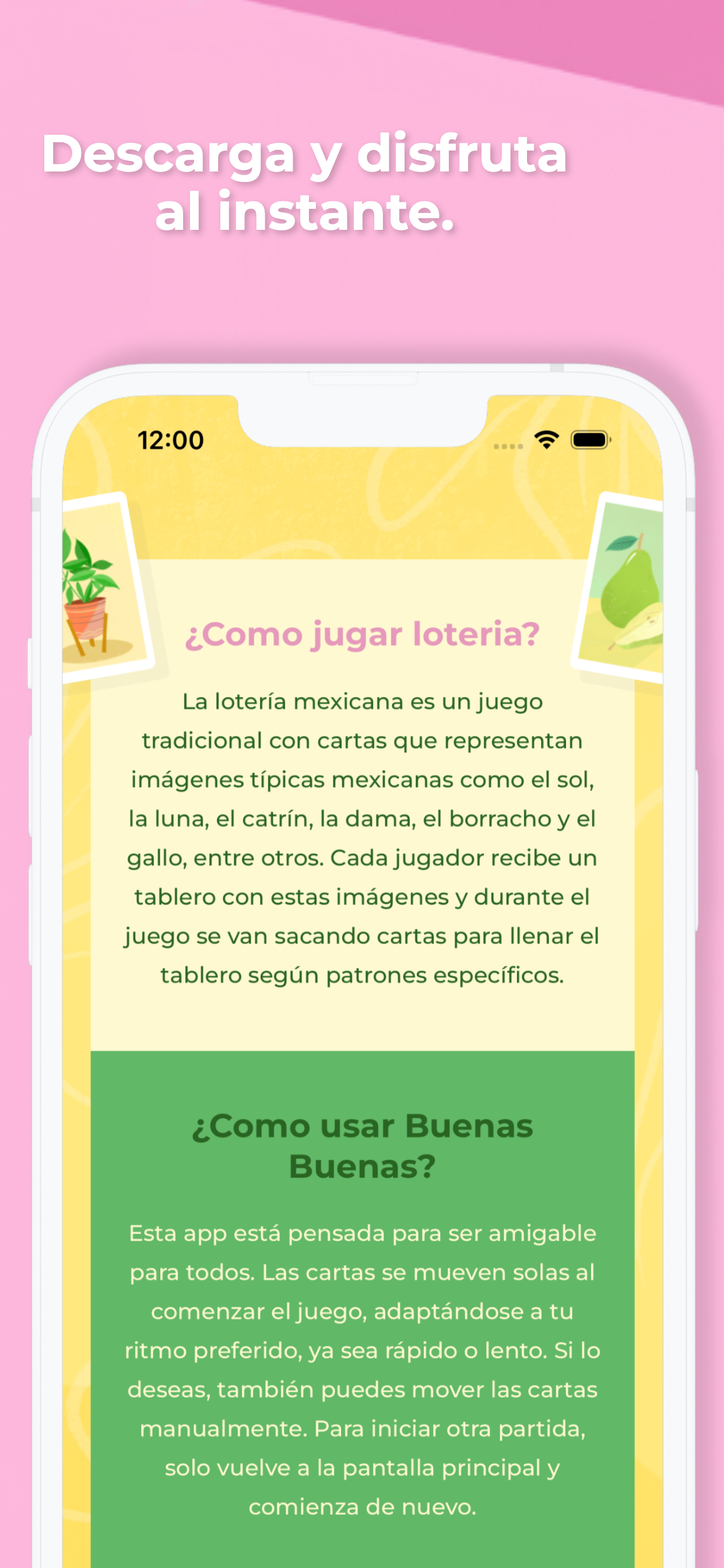 Buenas - Baraja de Loteria