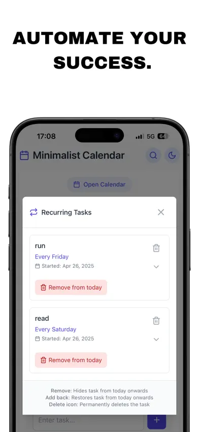 The Minimalist Calendar screenshot 4