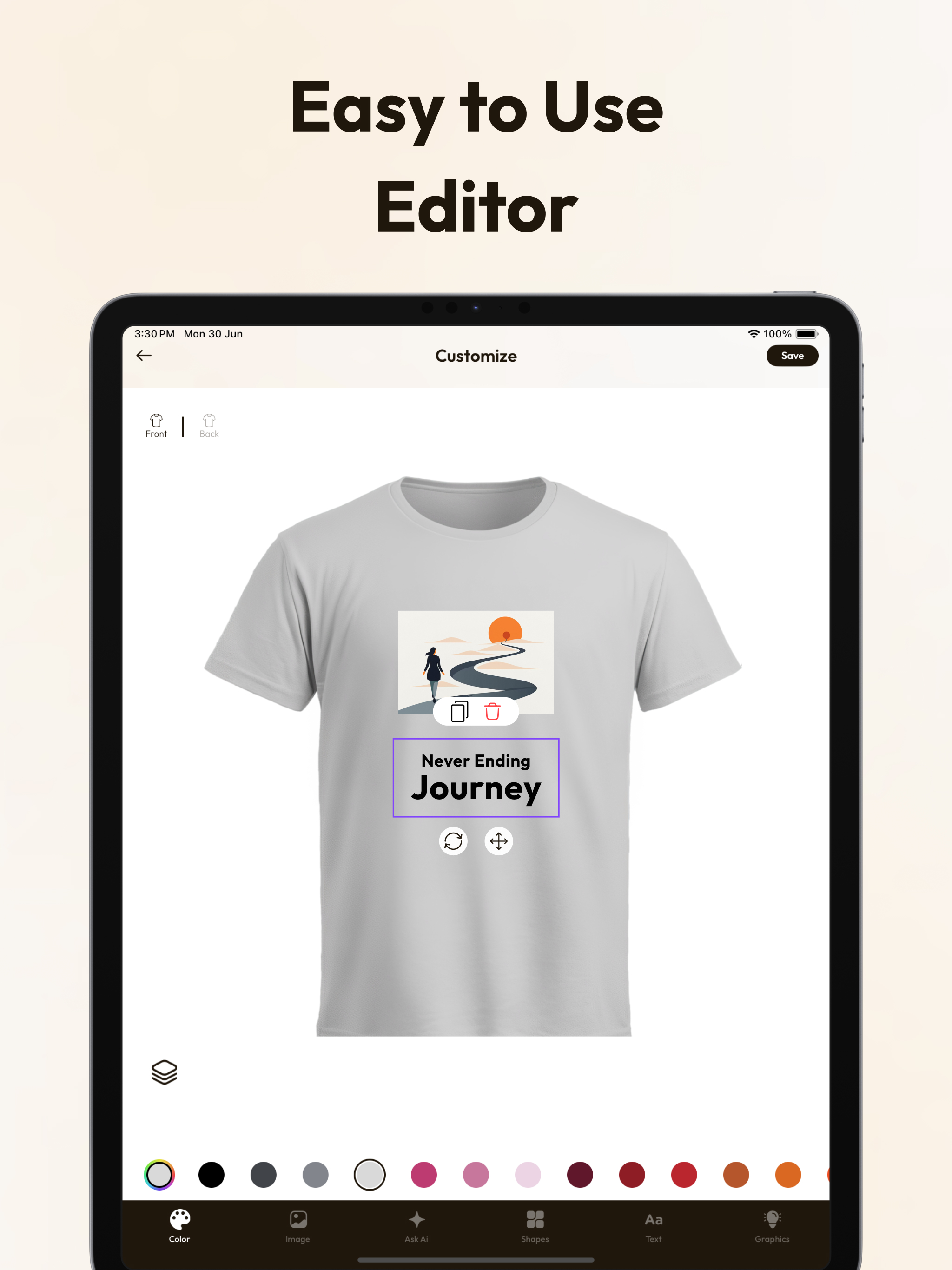 T-Shirt Designer - TeeCraft