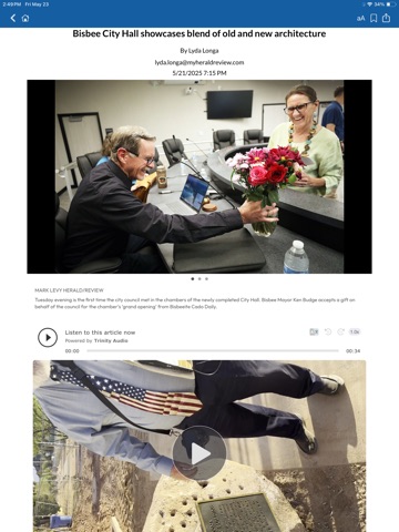 Sierra Vista Herald/Review iPad screenshot
