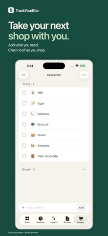 TrackYourBite: Grocery Tracker Screenshot 5 of 6