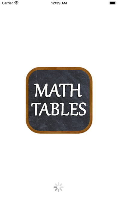 Math Tables + Screenshot
