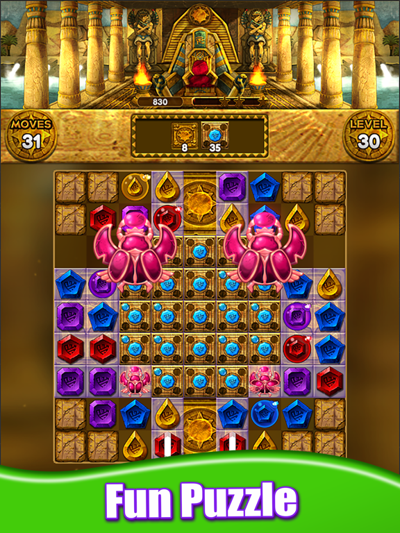 Screenshot #4 pour Jewel Queen: Puzzle Match 3