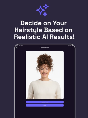 Hairmatic: AI Hair Styler iPad screenshot