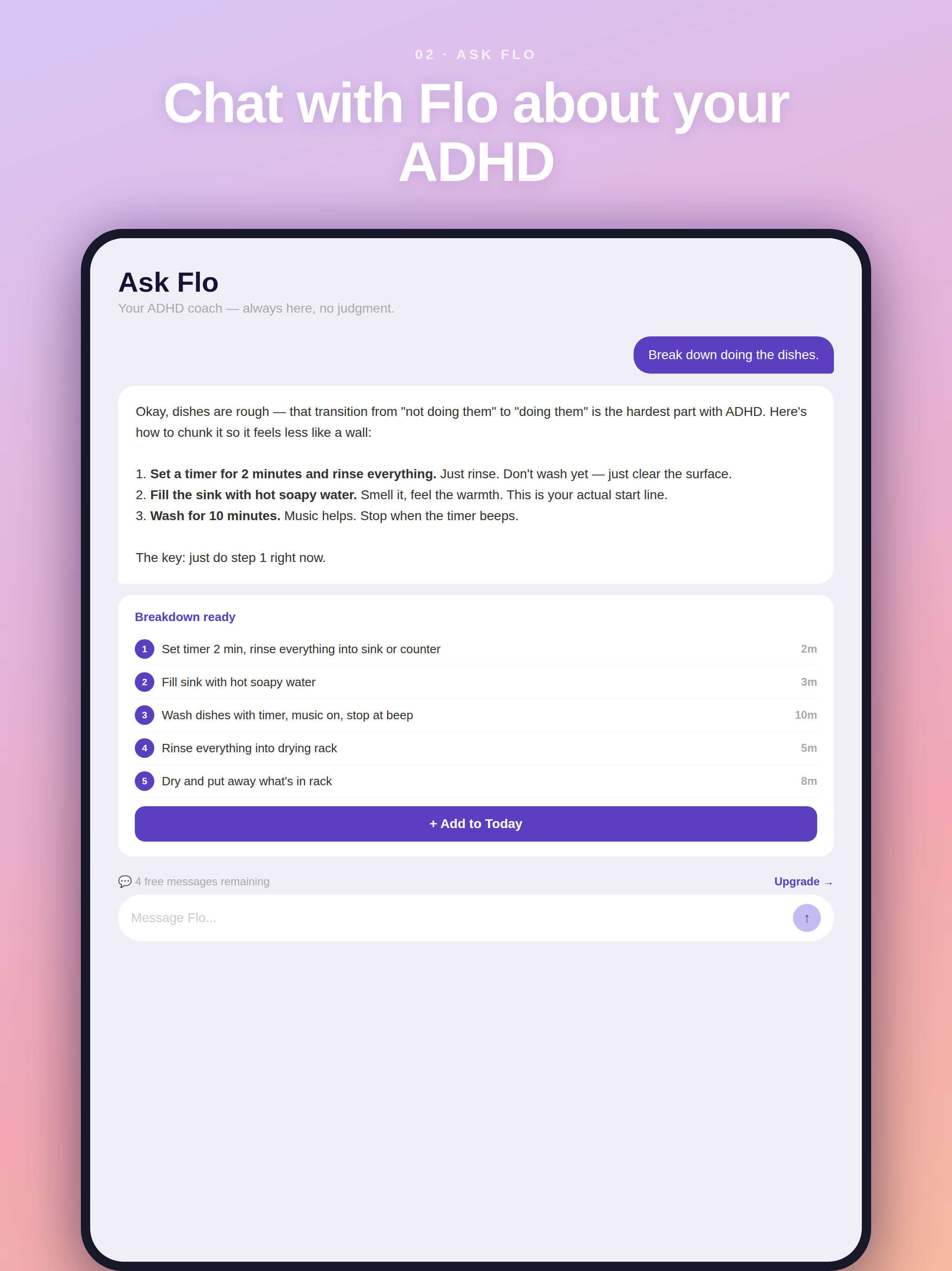 Flo: ADHD Focus & Tasks screenshot 7