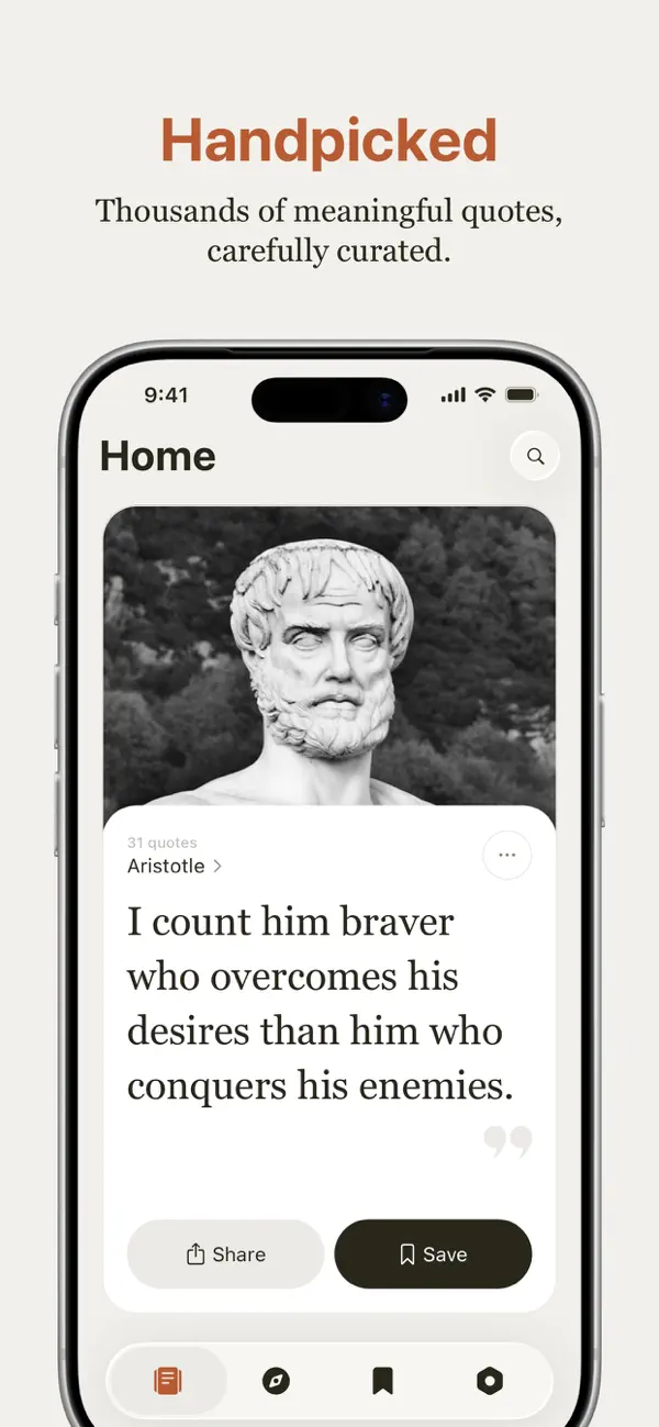 Screenshot #2 pour Quotz - Daily Quotes
