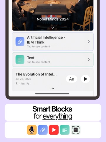 Synapse: AI Note Taker iPad screenshot