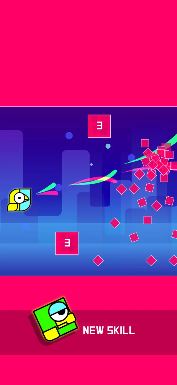 Screenshot #3 pour Square Bird Watch - Block Jump