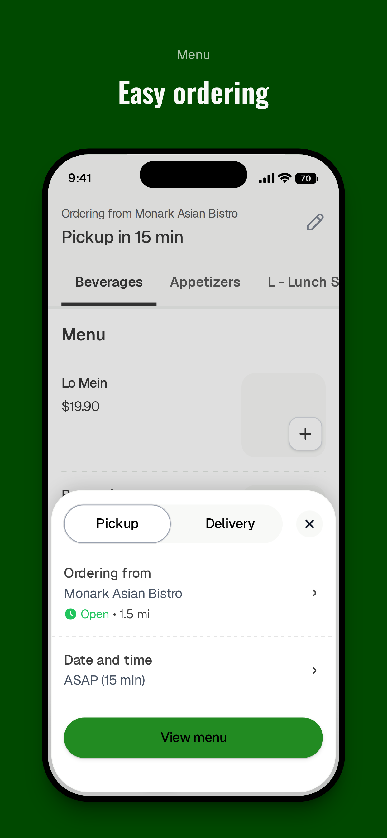 Monark Asian Bistro screenshot 3