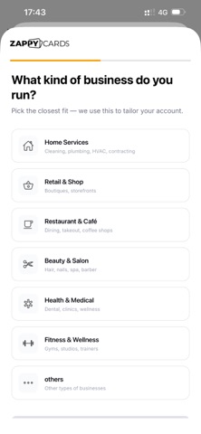 ZappyCards screenshot