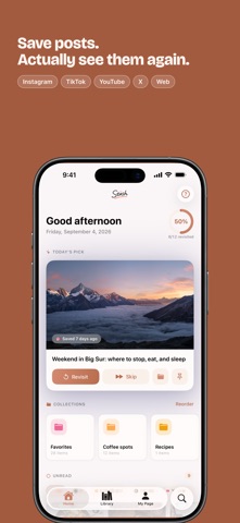 Stash: Save Posts, Watch Later Screenshot 1 of 8