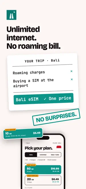 Bali eSIM: Indonesia Data screenshot 2