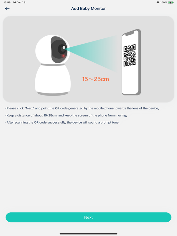 CamVigil iPad screenshot 4 - Photo & Video app