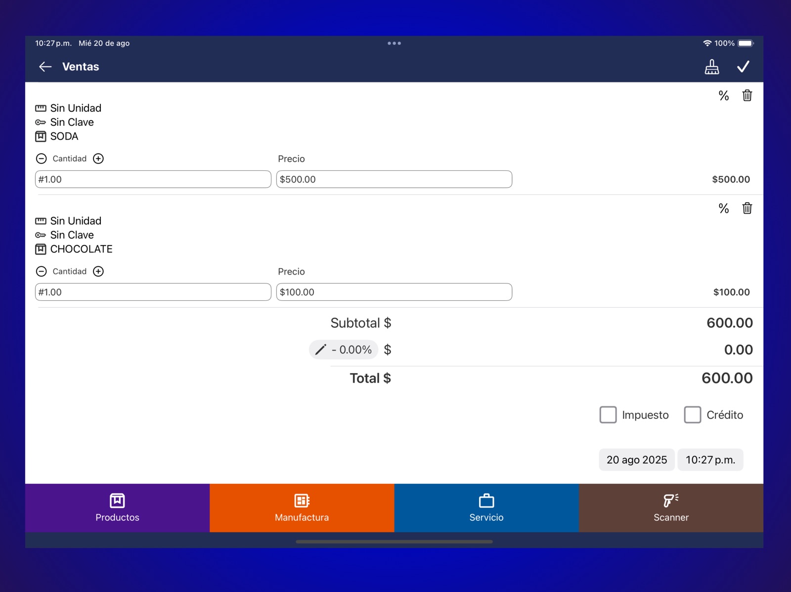 My Business Plus - Inventory ipad screenshot 4