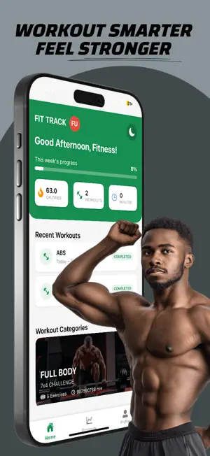FitTrack Pro Workout & Fitness screenshot 1