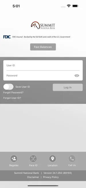 Summit National Bank Mobile screenshot 2