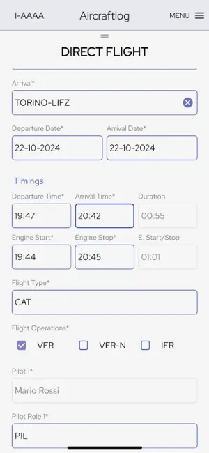 ATL App Avioblue screenshot 1