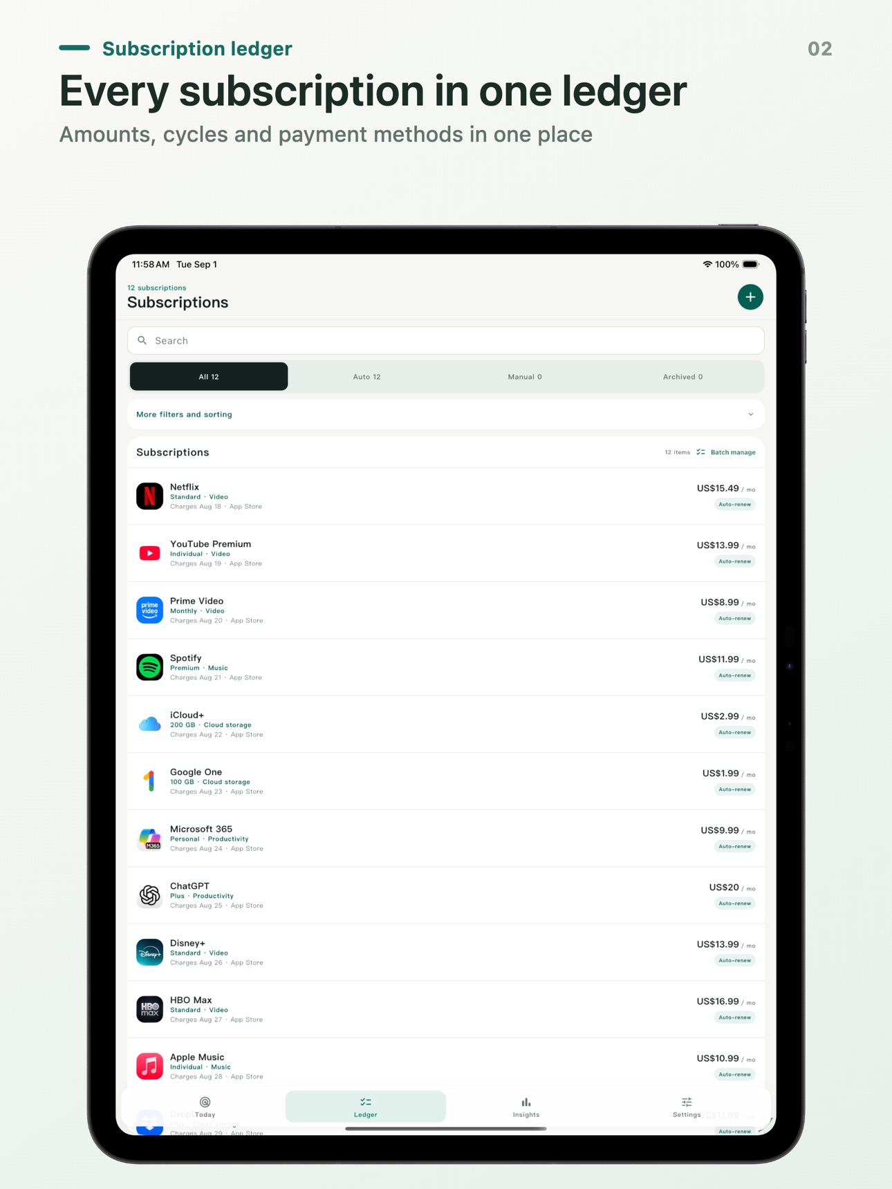 Screenshot 8 of Renewal Log
