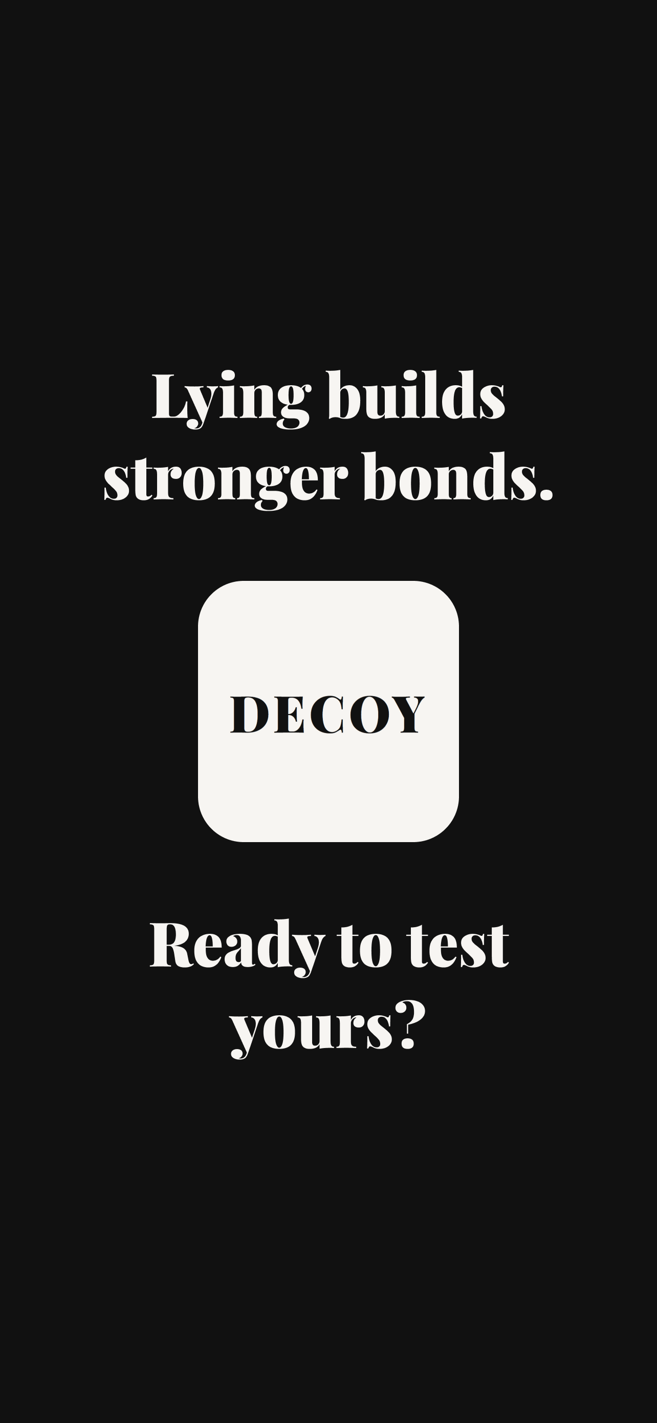 Decoy: The Social Game