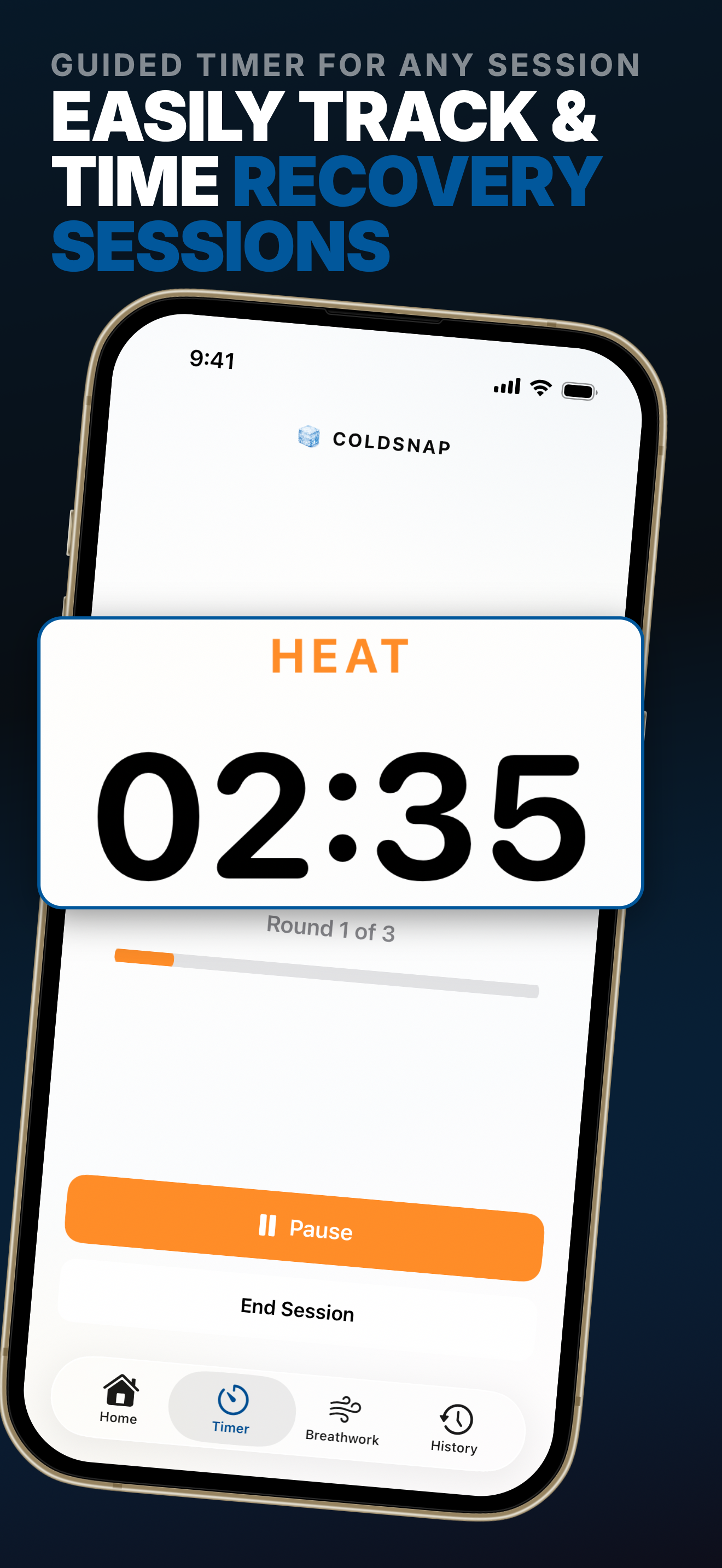 Cold Plunge & Sauna: ColdSnap screenshot 5