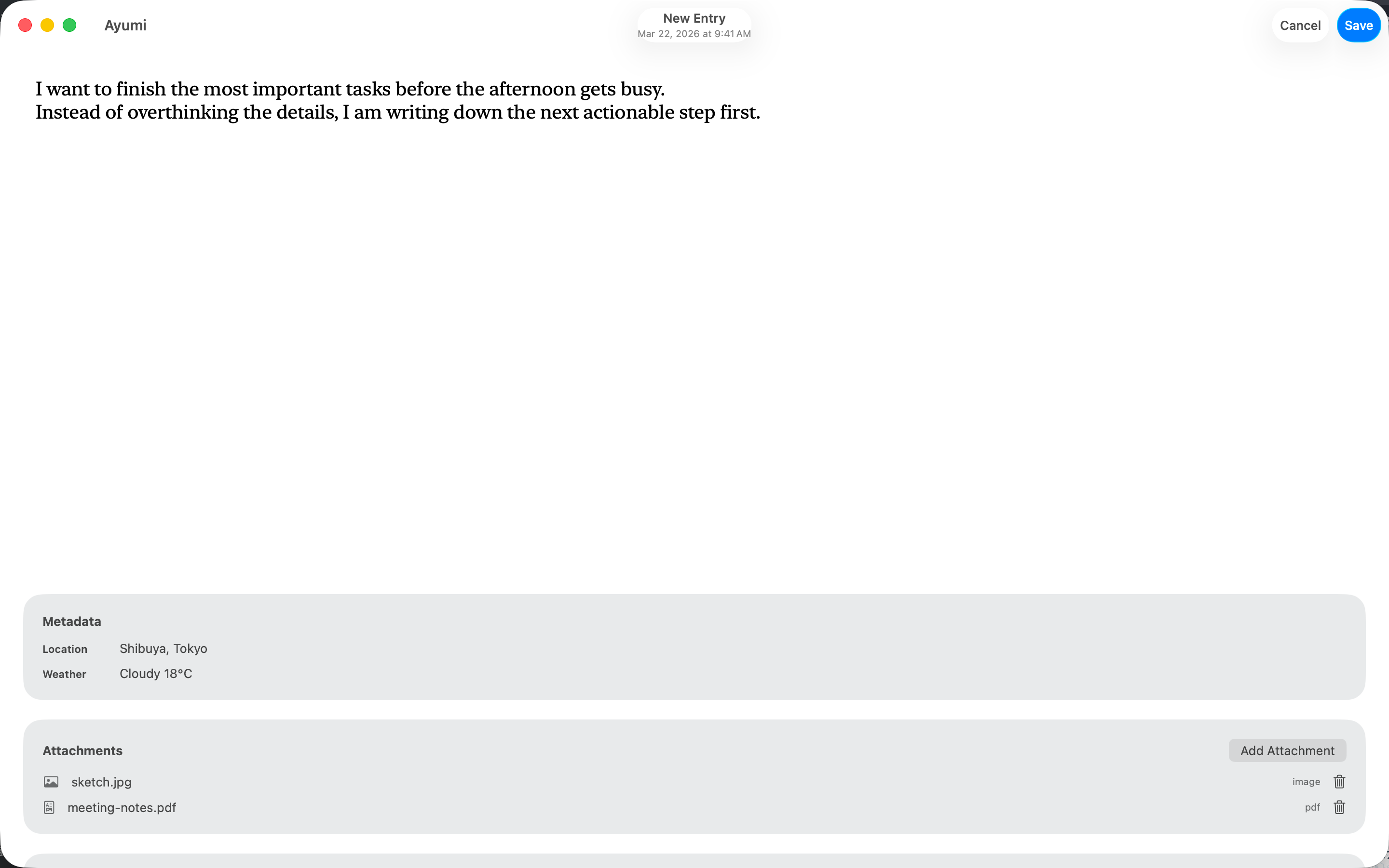 AyumiJournal screenshot 7
