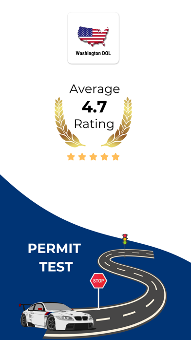 Washington DOL Permit Practice Screenshot